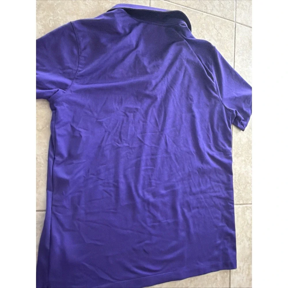 LSU Men Size L Dri -Fit Purple T Shirt